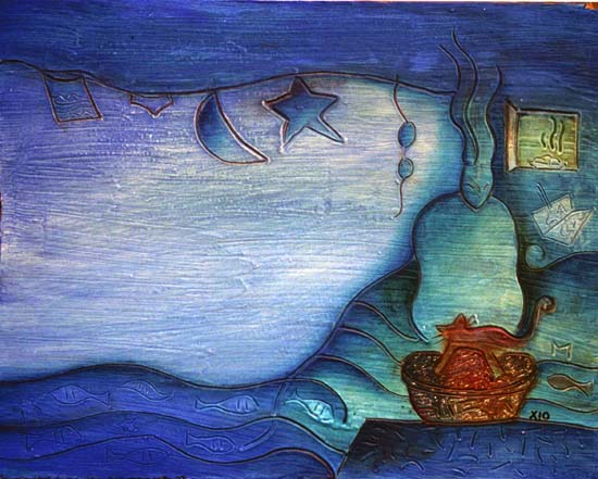 154-Xiomara Blanco-En el río